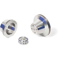 CVF Racing polished billet V-belt pulley kit for Chrysler small block 318/340/360, SCRL1KIT