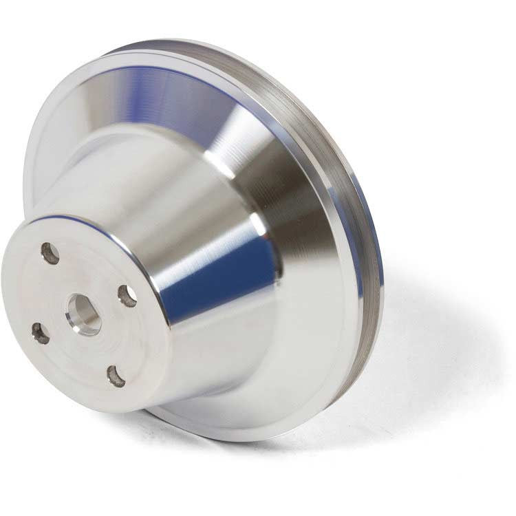 CVF Racing polished billet V-belt pulley kit for Chrysler small block 318/340/360, SCRL3KIT