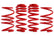 Roll-Control Lowering Springs MK8 Golf R Fits Volkswagen Golf R 22-24 APR