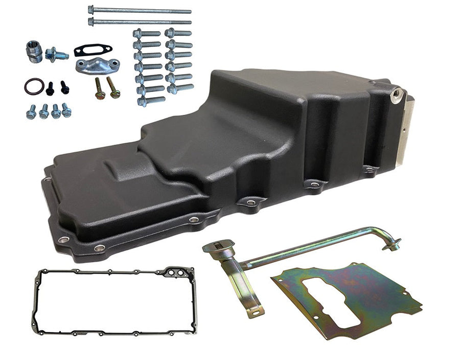 Speed Engineering LS Swap Low Profile Oil Pan Black 26-1079