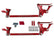 Suspension Engineering C10/K10 Truck Traction Bars 1973-1987 (Axle Flipped or Standard Axle)(Red or Black) 33-1027