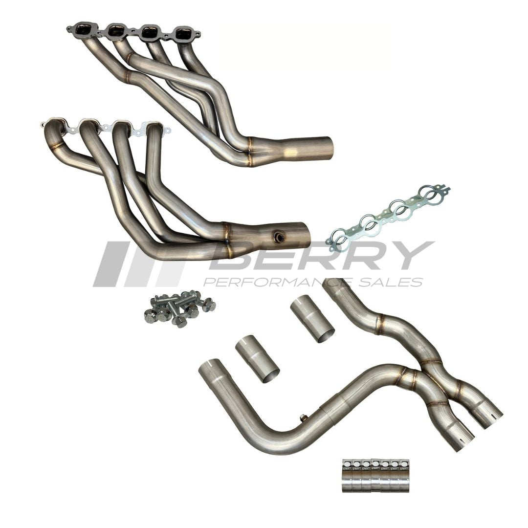 Speed Engineering 1988-1998 Silverado Sierra 2WD C1500 LT swap 1-7/8 longtube headers X-pipe full kit Gen V LT1 LT4 stainless exhaust system