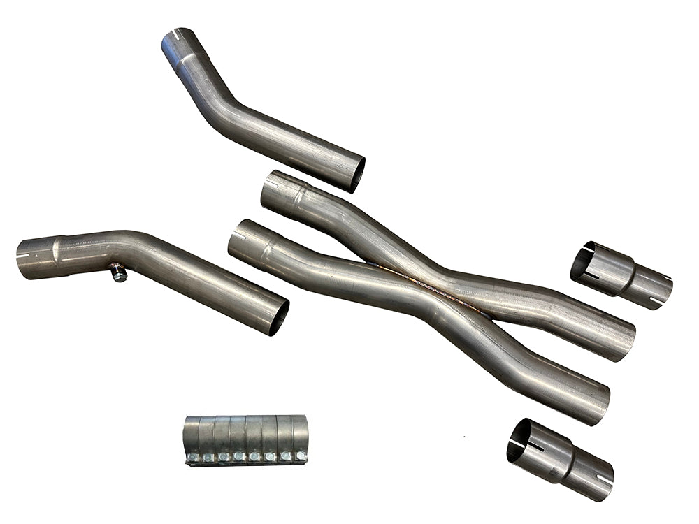 Speed Engineering 1997 to 2004 C5 Corvette X pipe kit stainless exhaust crossover system