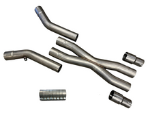 Load image into Gallery viewer, Speed Engineering 1997 to 2004 C5 Corvette X pipe kit stainless exhaust crossover system