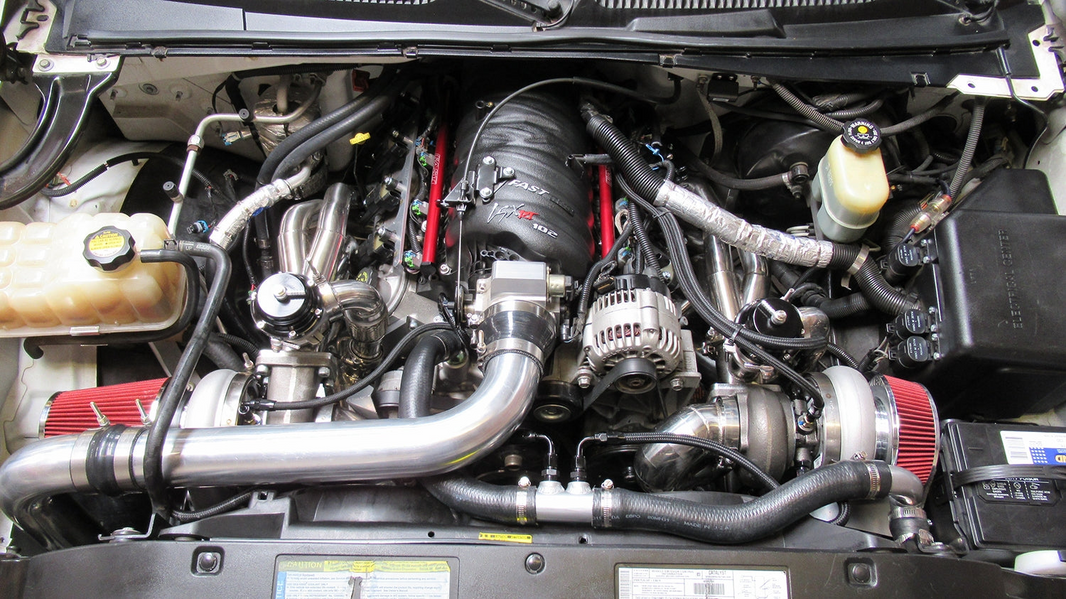 Speed Engineering 1999 2006 Silverado Sierra twin turbo kit 4.8 5.3 6.0 LS truck performance stainless turbo system