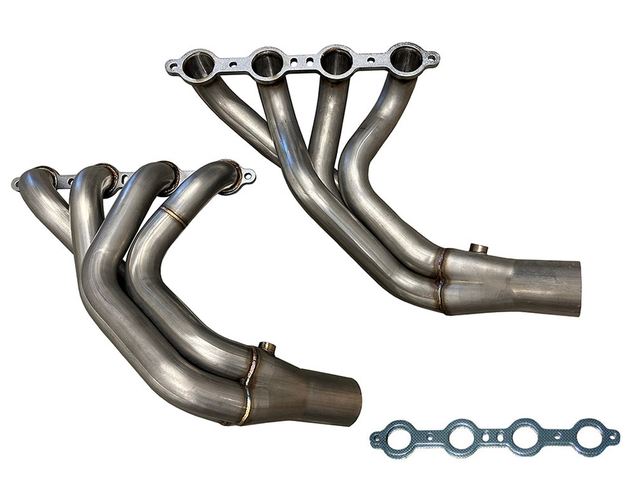 Speed Engineering 2005 to 2013 C6 Corvette LS2 LS3 LS6 LS7 1-7/8 longtube headers stainless exhaust upgrade