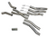Speed Engineering 2005 to 2013 C6 Corvette LS2 LS3 LS7 X pipe kit stainless 3 inch exhaust system