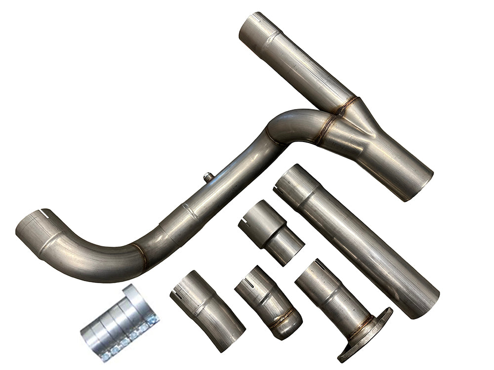 Speed Engineering 2007 to 2013 Silverado Sierra off road Y pipe stainless 3 inch exhaust