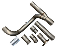 Speed Engineering 2007 to 2013 Silverado Sierra off road Y pipe stainless 3 inch exhaust