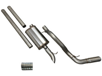 Speed Engineering 2007 to 2024 Silverado Sierra 3.5 inch single exhaust stainless system performance muffler