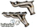 Speed Engineering forward facing down turbo headers 2011-2023 5.0L Coyote stainless universal turbo swap headers