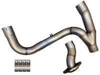 Speed Engineering off-road Y-pipe 2011-2025 Ford F150 5.0L Coyote stainless exhaust for longtube headers only