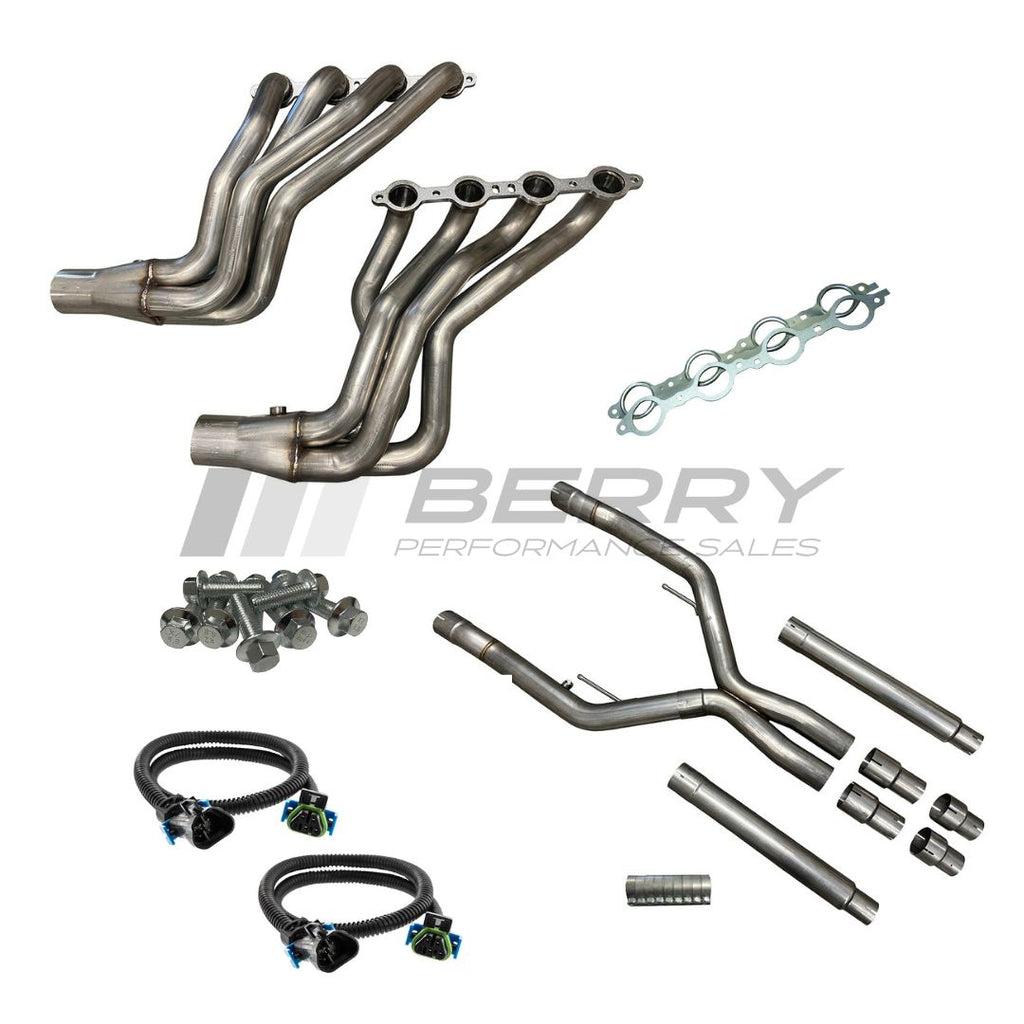 Speed Engineering 2014–2017 Chevrolet SS Sedan LS2 LS3 2-inch longtube headers and X-pipe full kit