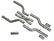 Speed Engineering 2016 and newer Camaro LT1 LT4 6.2L longtube X-pipe kit stainless steel