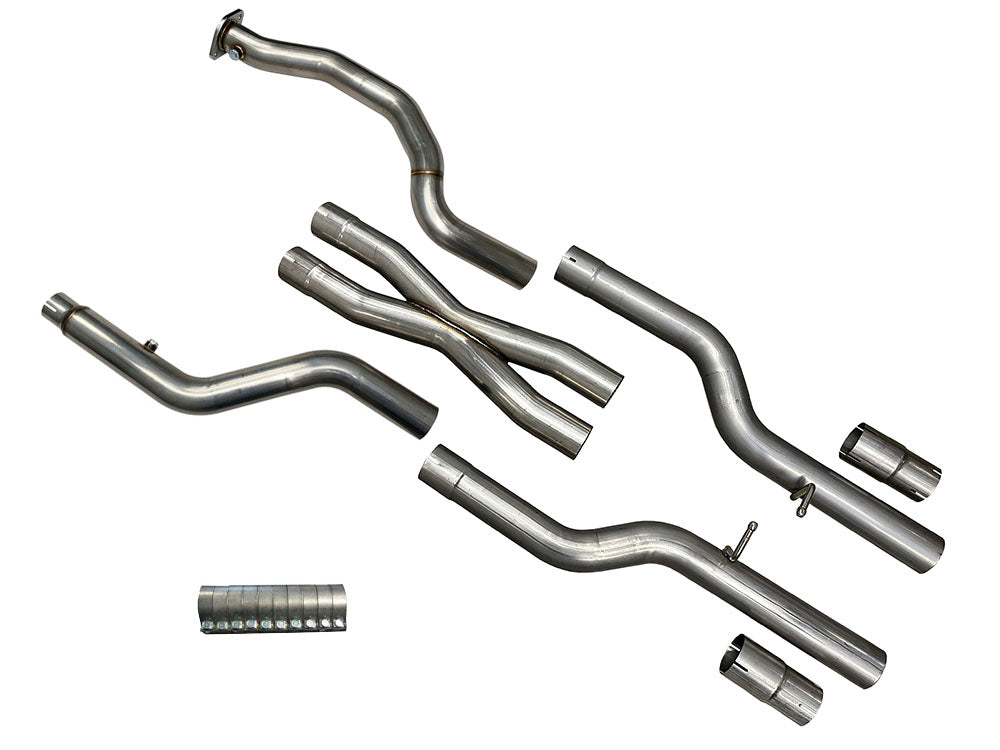 Speed Engineering 2016 and newer Camaro LT1 LT4 manifold X-pipe kit stainless steel exhaust connection