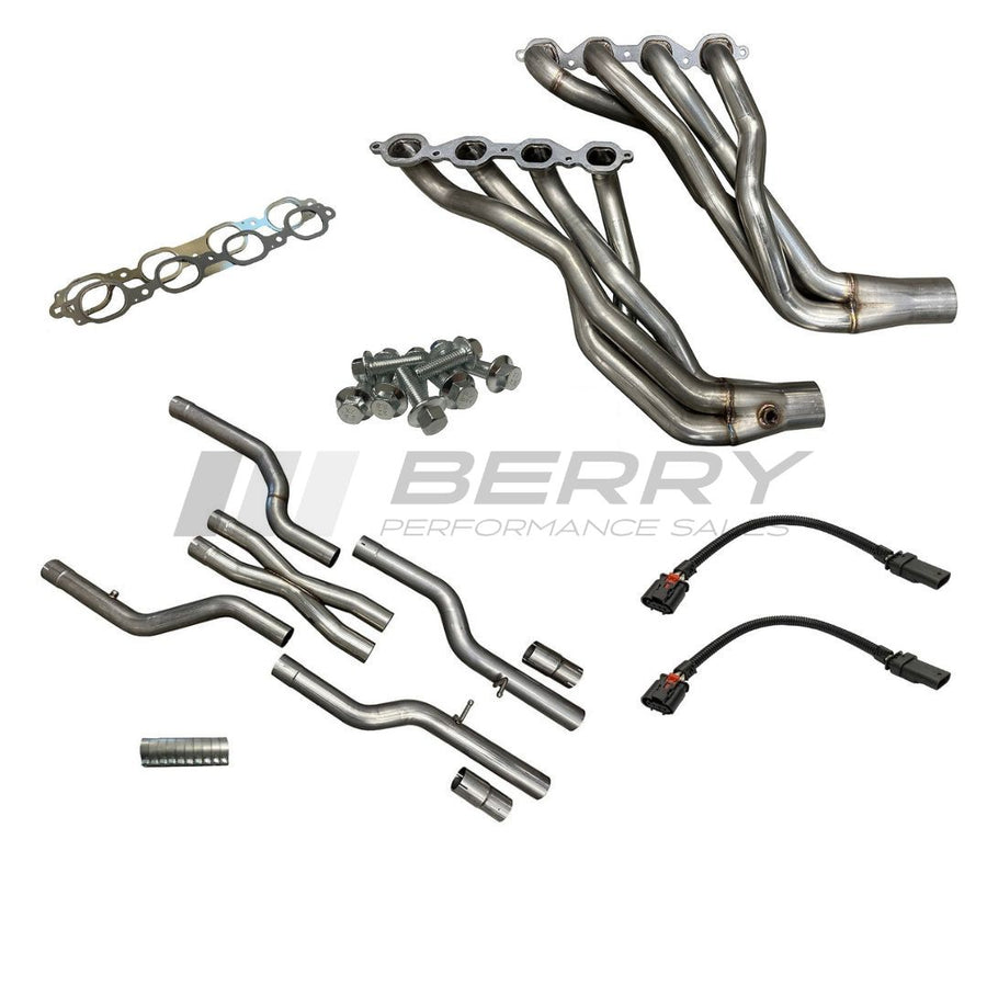 Speed Engineering 2016 and newer Camaro SS ZL1 LT1 LT4 1-7/8 longtube headers and X-pipe full kit