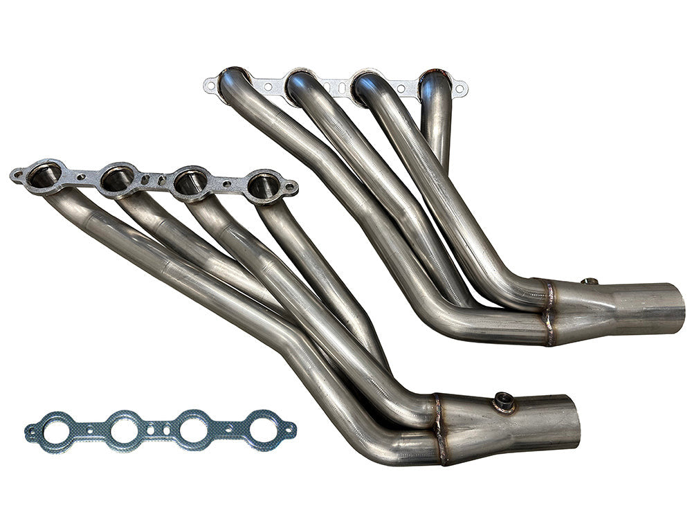 Speed Engineering LS swap 1-7/8 longtube headers 1960 1987 C10 trucks LS1 LS3 LSA stainless exhaust conversion