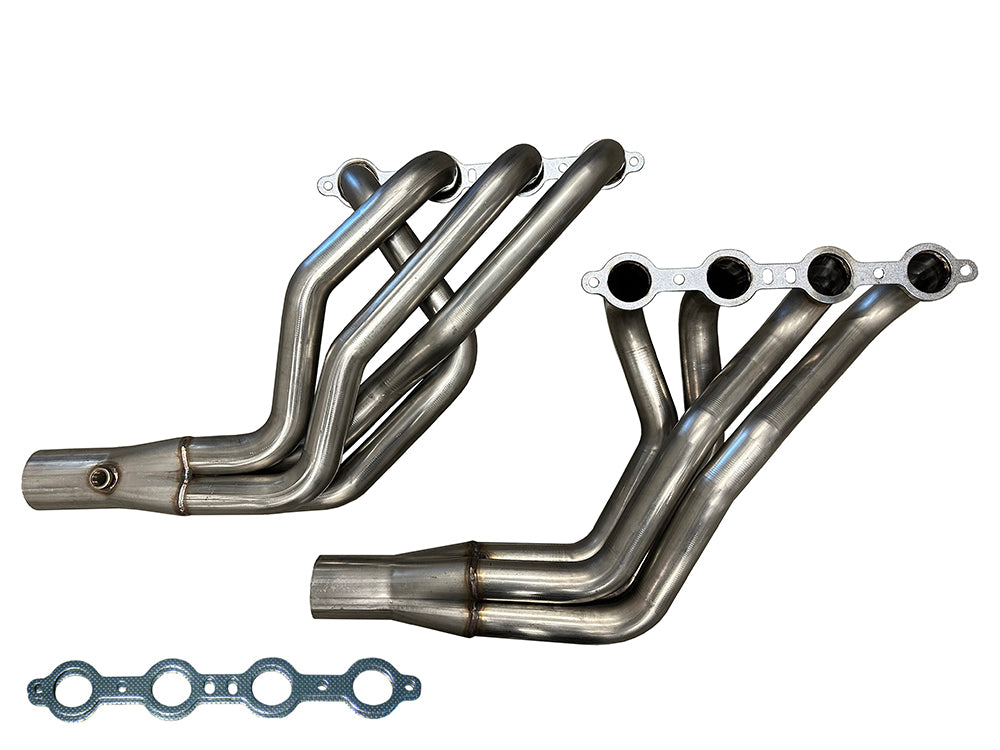 Speed Engineering LS swap 1-7/8 longtube headers 1979 2004 Ford Mustang Fox Body SN95 LS1 LS3 LSA conversion