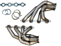 Speed Engineering LS Turbo Headers Truck Series forward facing upward LS truck turbo manifolds stainless steel