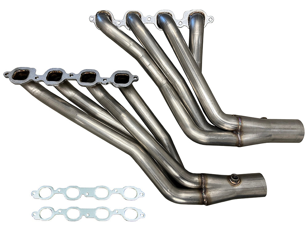 Speed Engineering LT swap 1-7/8 longtube headers A body F body X body LT1 LT4 stainless exhaust conversion