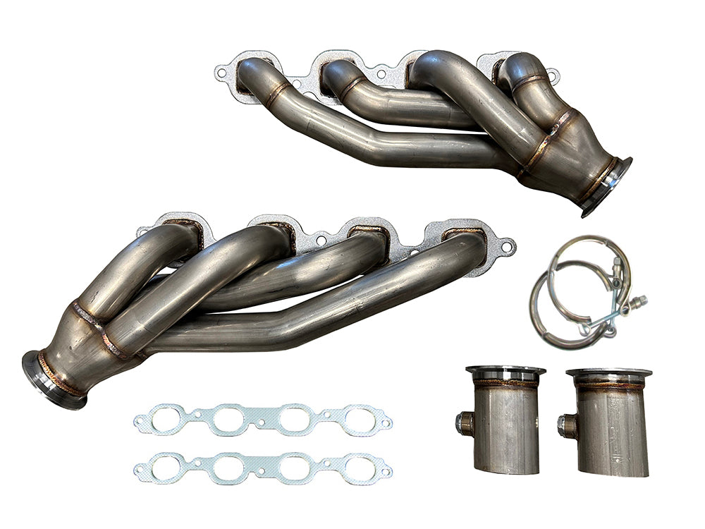 Speed Engineering LT swap shorty headers Camaro Chevelle Nova C10 K10 OBS LT1 LT4 stainless exhaust headers