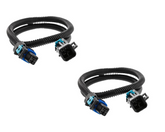 Speed Engineering LS1 LT1 Camaro Firebird black square O2 sensor extension pair 24 inch plug and play harness