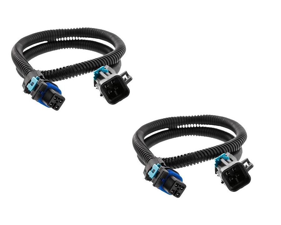 Speed Engineering LS1 LT1 Camaro Firebird black square O2 sensor extension pair 24 inch plug and play harness