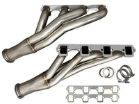 Speed Engineering universal SBF turbo headers forward facing down Ford small block 5.0 5.8 stainless exhaust turbo swap headers