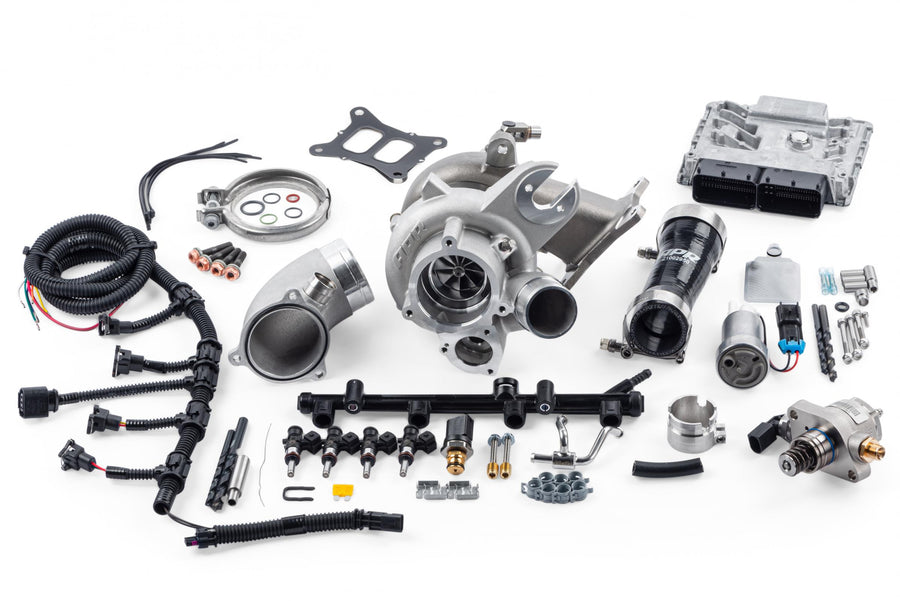 DTR6054 Direct Replacement Turbo Charger System with LPFP, HPFP, & MPI (2.0T EA888.3 Trans) Fits Audi S3 15-20, TT Quattro 22-23, TTS Quattro 16-23 Volkswagen Golf R 15-19, Jetta 22-24? APR