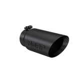 Exhaust Tip 5 Inch O.D. Dual Wall Angled 4 Inch Inlet 12 Inch Length-Black Finish MBRP