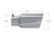 Exhaust Tail Pipe Tip 6 Inch O.D. Angled Rolled End 4 Inch Inlet 12 Inch Length T304 Stainless Steel MBRP