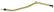 TCI Automotive Chevrolet TH400 Gold Dichromate Transmission Dipstick. 743802