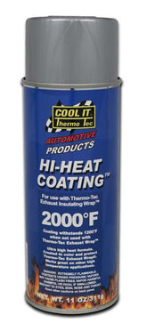 Thermo-Tec Products High Heat Spray Coating; 11 oz.; Aluminum; 12002