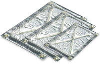 Thermo-Tec Products Competition Floor Insulating Mats; 18 in. x 18 in.; Silver; 16530