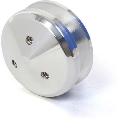 CVF Racing polished billet alternator pulley for Toyota Land Cruiser FJ40 F and 2F engines, TLC1ALT