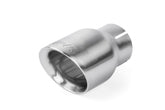 Double-Walled 3.5 Inch Slash-Cut Tips (Brushed Silver) Set of 2 Fits Universally on Various APR Exhaust Systems APR