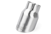 Double-Walled 3.5 Inch Slash-Cut Tips (Brushed Silver) Set of 2 Fits Universally on Various APR Exhaust Systems APR