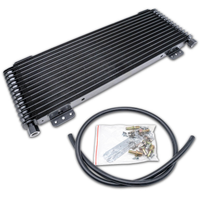 Universal PL Transmission Cooler, Matte Black | TSP-TRNSCLR-BLK