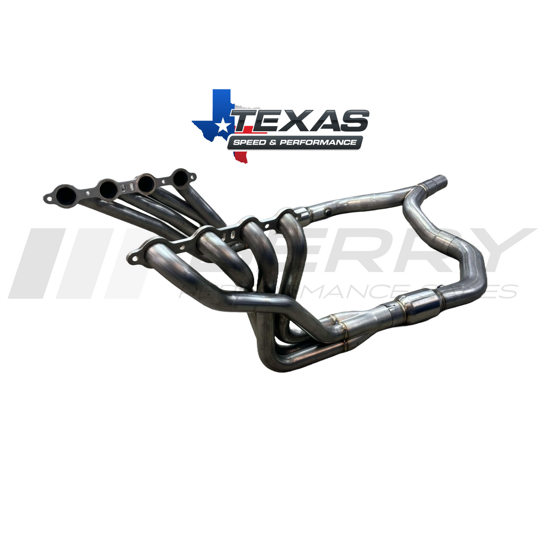 Texas Speed TSP 98-02 F-Body 1-7/8" Longtube Headers w/ Catted Y-Pipe TSP-178G304CatKit