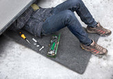TrackMat 2' x 4' Folding Utility Mat TrailerWare Folding Track Mat 2 ft. x 4 ft. Charcoal BedRug