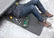 TrackMat 2' x 4' Folding Utility Mat TrailerWare Folding Track Mat 2 ft. x 4 ft. Charcoal BedRug