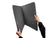 TrackMat 2' x 4' Folding Utility Mat TrailerWare Folding Track Mat 2 ft. x 4 ft. Charcoal BedRug