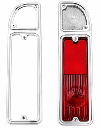 CVF Racing C3 Ceramic Clear Coat Tail Light Bezels | 1967–1972 C10