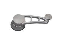 CVF Racing Polished Angled Design billet quarter window crank handles, universal fit, QWC-2-KIT
