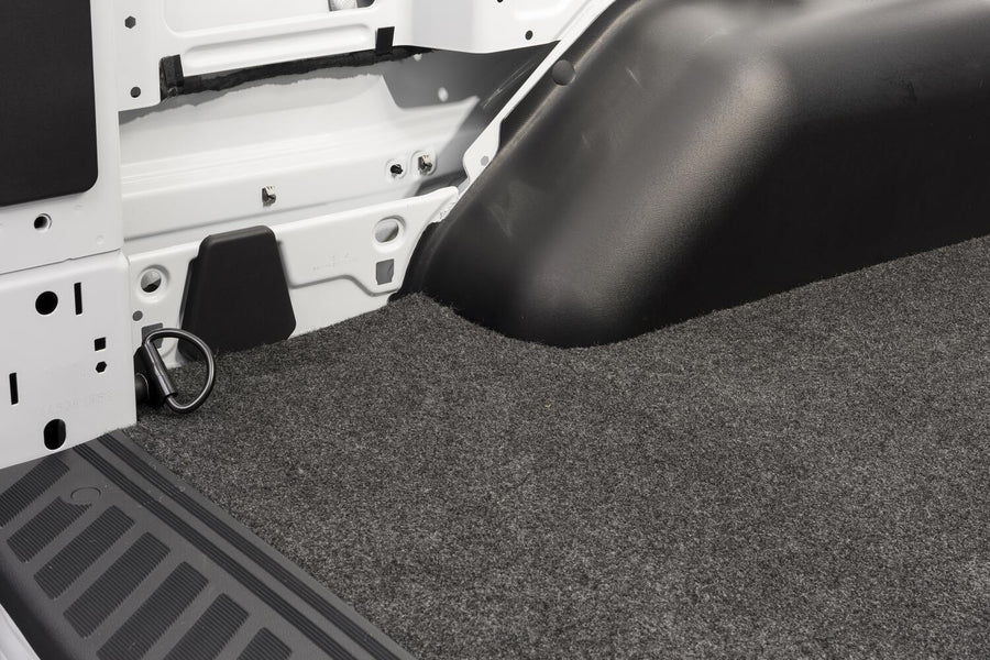 Vanrug Cargo Mat 15+ Ford Transit Long Wheel Base (M) - 148 inch WB w/o extended body 3/4 Inch Closed Cell Foam Mat Size 132 3/16 Inch x 68 5/16 Inch Charcoal BedRug
