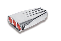 Weiand Dual Quad Enderle Style Scoop- Polished 7223