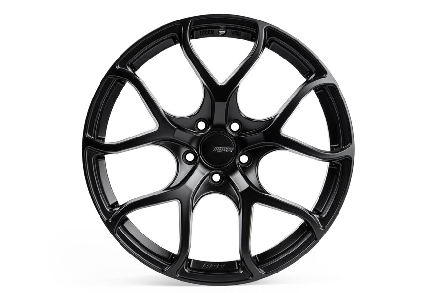 A01 Flow Formed Wheel Satin Black 19x8.5 Inch. 5x112mm- ET45 Sold Individually APR