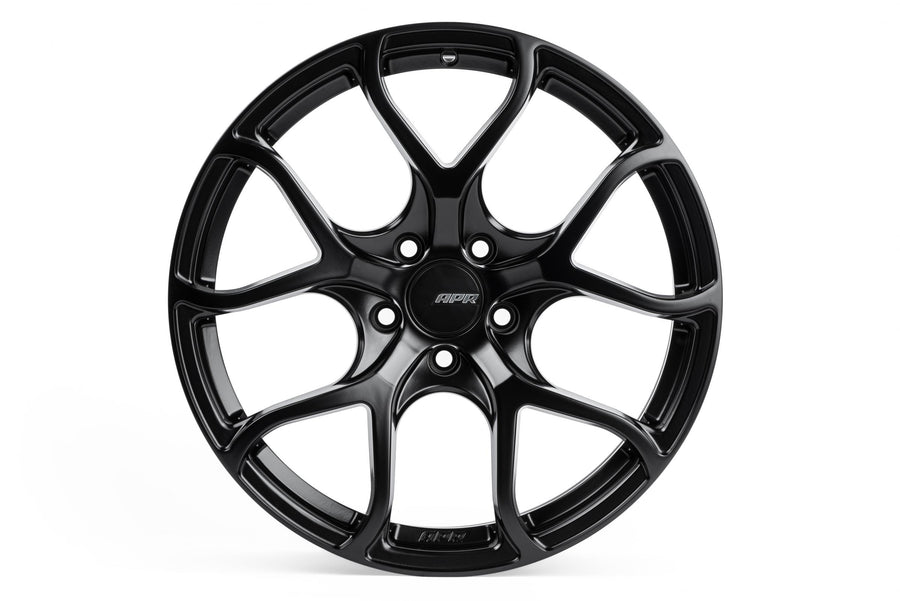 A01 Flow Formed Wheel Satin Black 18x8.5 Inch. 5x112mm ET45 Sold Individually APR