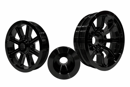CVF Racing billet pulley kit, 3-piece for Subaru EJ series engines, SUBARU-3KIT