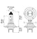 Hella Optilux H7 12V/55W XY Xenon Yellow Bulb